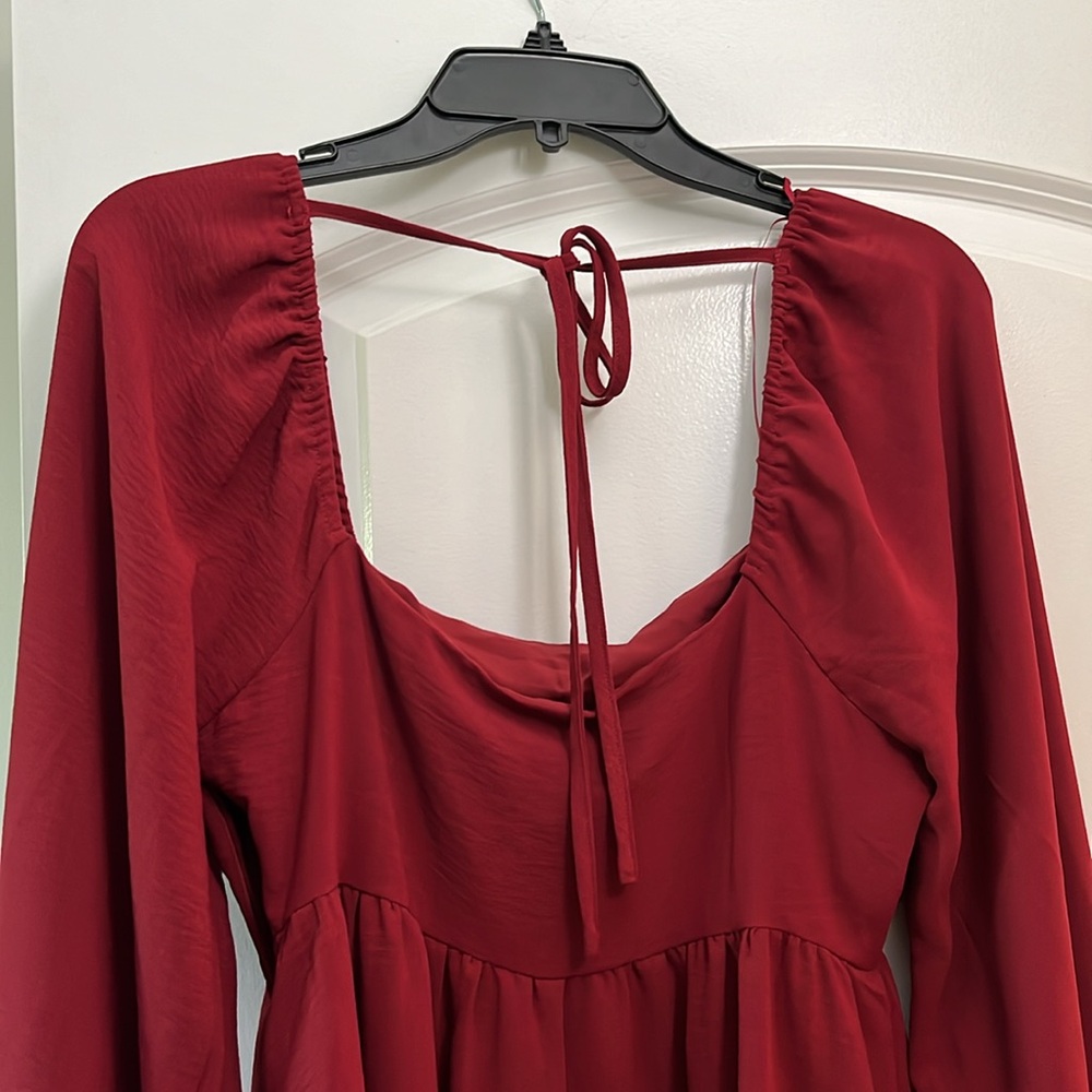 Red mini dress - Picture 4 of 6